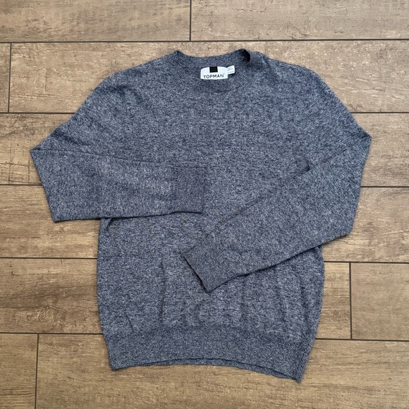 Topman Blue-Grey Sweater (Slim) - Picture 1 of 9